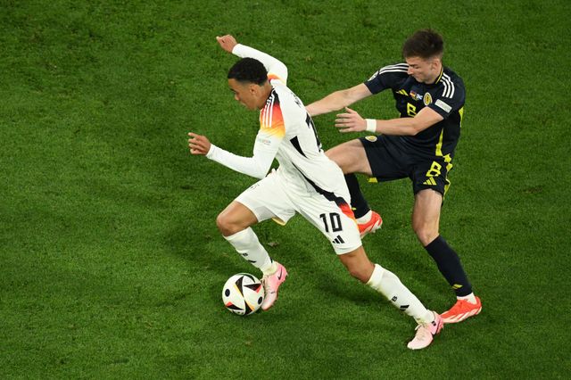 Jamal Musiala scoret det første målet i europacupen